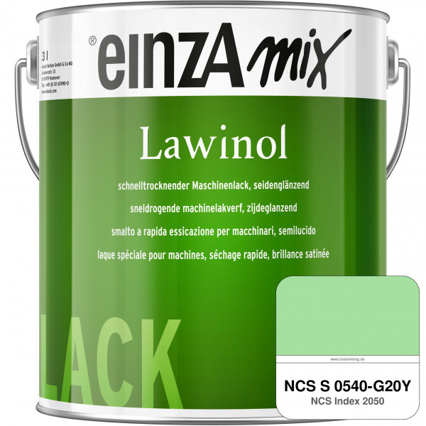 einzA Lawinol seidenglänzend (NCS S 0540-G20Y)