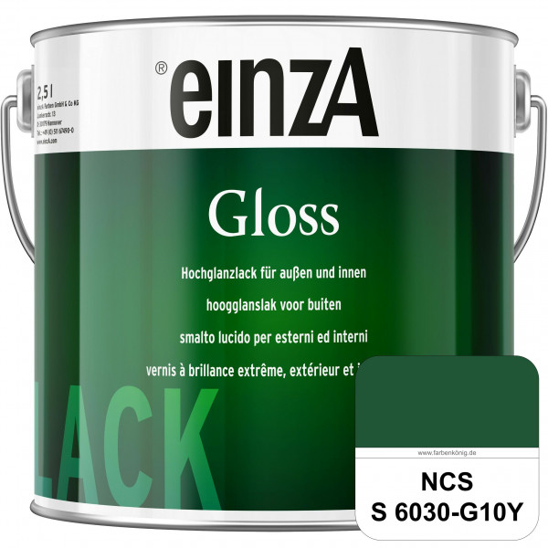 einzA Gloss (NCS S 6030-G10Y) Hochwertiger Alkydharzlack in Premium-Qualität, hochglänzend.