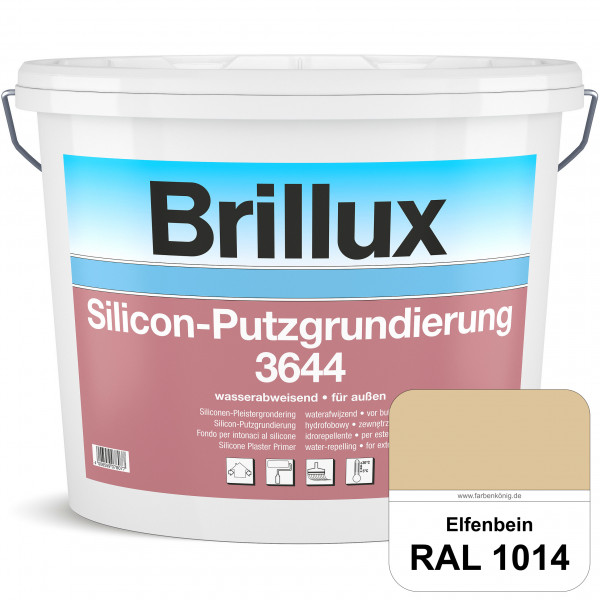 Silicon-Putzgrundierung 3644 (RAL 1014 Elfenbein) Haftvermittelnde & quarzhaltige Grundierfarbe auf