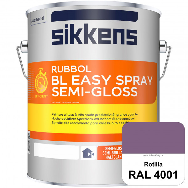 Rubbol BL Easy Spray (RAL 4001 Rotlila) Seidenglänzender Airlesslack (außen & innen)