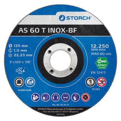 Trennscheibe AS 60 T INOX-BF, 125 mm