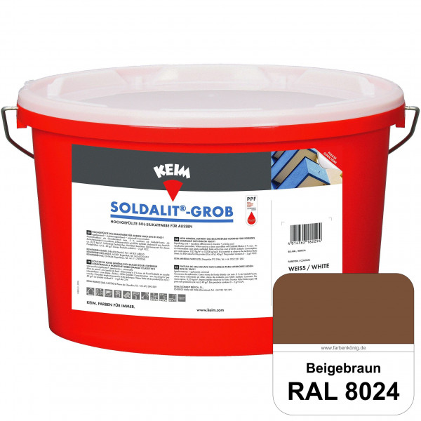 KEIM Soldalit®-Grob (RAL 8024 Beigebraun)