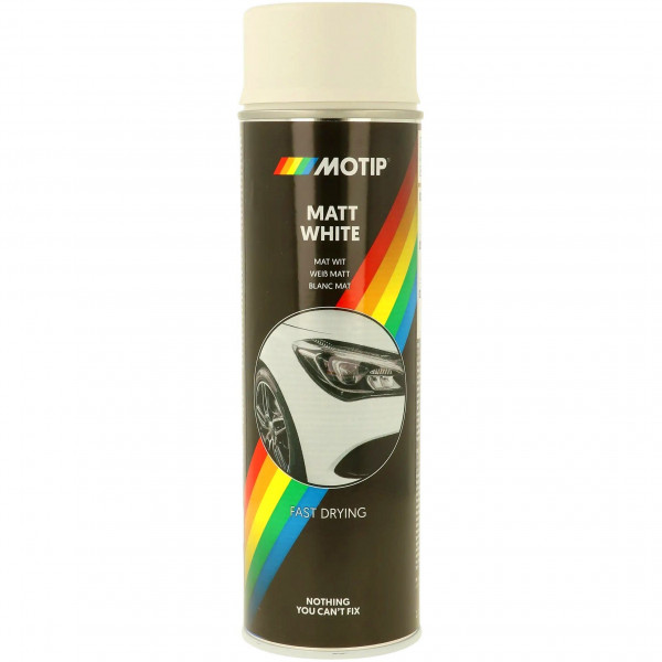 MoTip Acryl Auto-Sprühlack matt (Weiß)