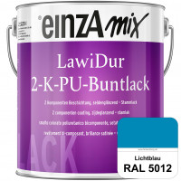 einzA LawiDur 2-K-PU-Buntlack - Seidenglanz (RAL 5012 Lichtblau)