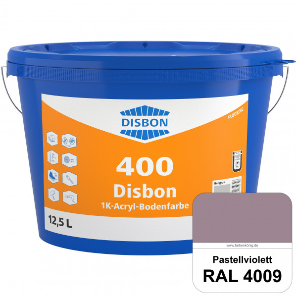 Disbon 400 1K-Acryl-Bodenfarbe (RAL 4009 Pastellviolett) Dispersionsbeschichtung für mineralische Bo