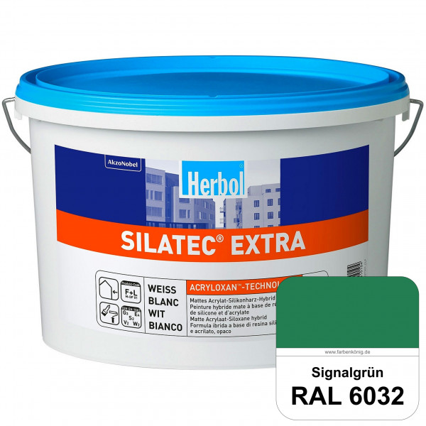 Silatec Extra (RAL 6032 Signalgrün) Siliconharz-Hybrid-Fassadenfarbe