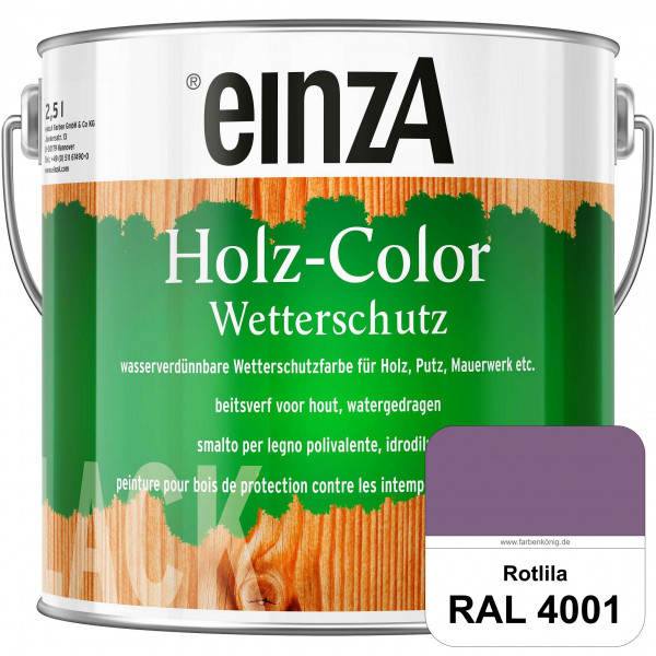 einzA Holz-Color (RAL 4001 Rotlila) Wetterschutzfarbe für außen