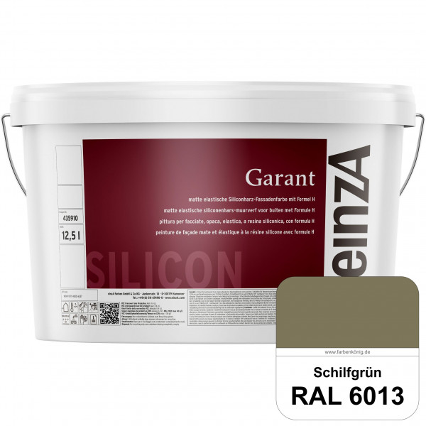 einzA Garant (RAL 6013 Schilfgrün) elastische Siliconharz-Fassadenfarbe
