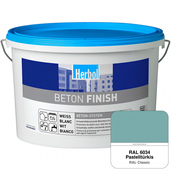 Beton Finish (RAL 6034 Pastelltürkis)