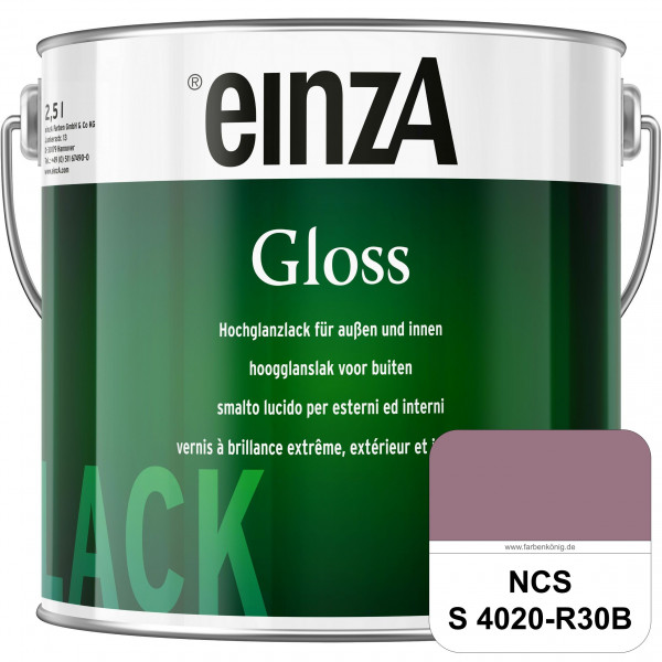 einzA Gloss (NCS S 4020-R30B) Hochwertiger Alkydharzlack in Premium-Qualität, hochglänzend.