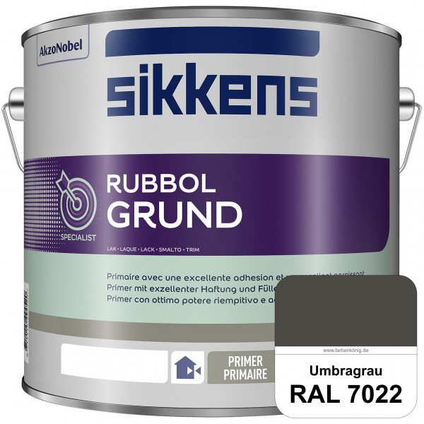 Rubbol Grund (RAL 7022 Umbragrau) Seidenmatte Grund- und Zwischenbeschichtung auf Kunstharzbasis (in