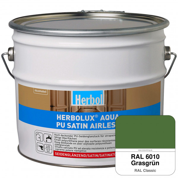 Herbolux Aqua PU Satin Airless (RAL 6010 Grasgrün)