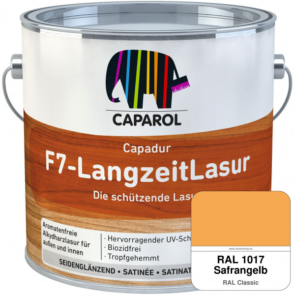 Capadur F7-LangzeitLasur (RAL 1017 Safrangelb)