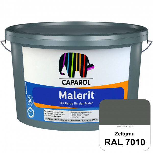 Malerit E.L.F. (RAL 7010 Zeltgrau) matte Innenfarbe für Neu- & Renovierungsanstriche