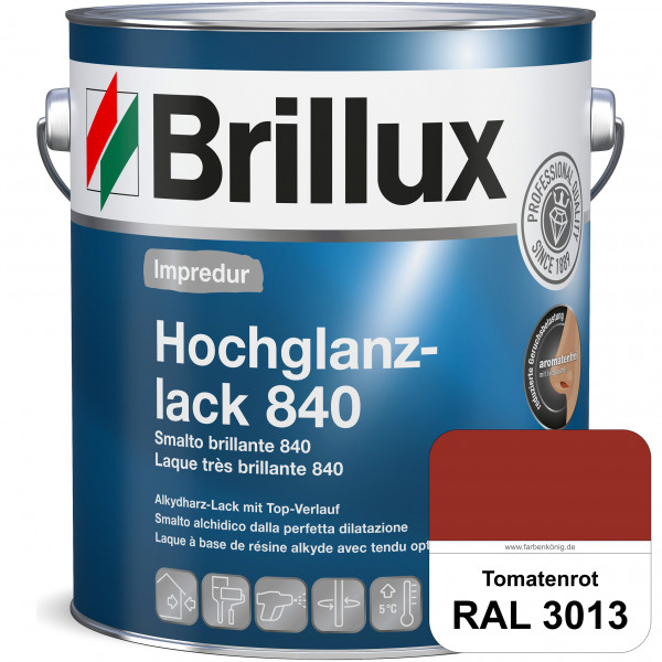 Impredur Hochglanzlack 840 (RAL 3013 Tomatenrot) für Holz- und Metallflächen (löselmittelhaltig) inn
