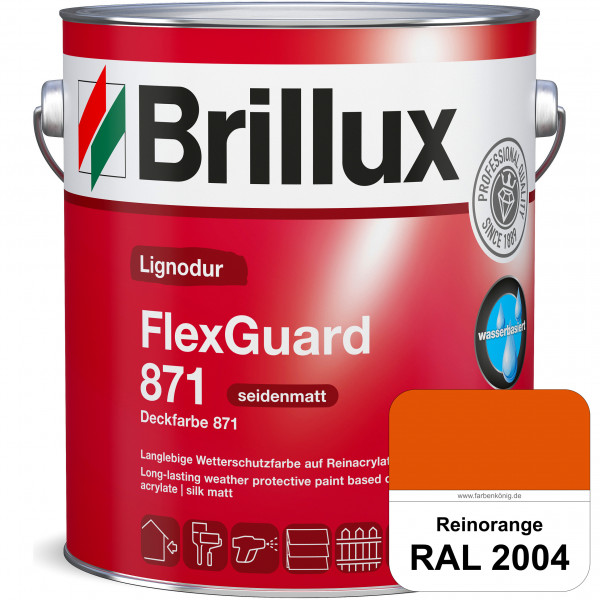 Lignodur FlexGuard 871 (Deckfarbe 871) RAL 2004 Reinorange