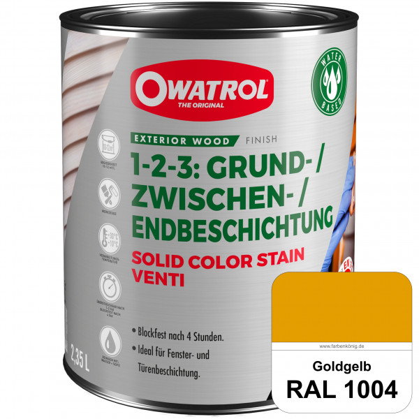 SOLID COLOR STAIN VENTI (RAL 1004 Goldgelb)