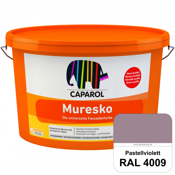 Muresko (RAL 4009 Pastellviolett) Silanisierte Reinacrylat-Fassadenfarbe auf SilaCryl®-Basis