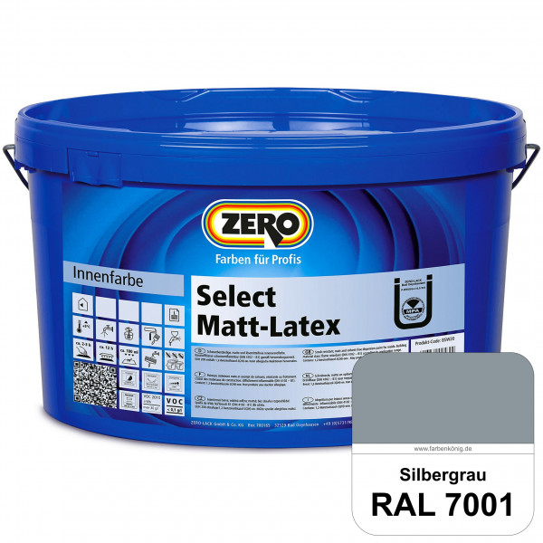 Select Matt-Latex (RAL 7001 Silbergrau)