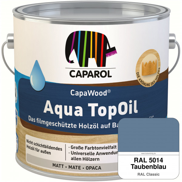 CapaWood® AquaTopOil (RAL 5014 Taubenblau)