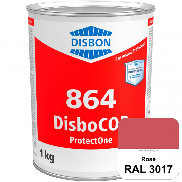 DisboCOR 864 ProtectOne (RAL 3017 Rosa) 1-Topf-geeignete Korrosionsschutz für alle metallische Unte