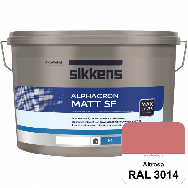 Alphacron Matt SF (RAL 3014 Altrosa) stumpfmatte & hochwertige Premium-Wandfarbe (innen)