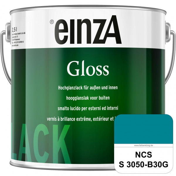 einzA Gloss (NCS S 3050-B30G) Hochwertiger Alkydharzlack in Premium-Qualität, hochglänzend.