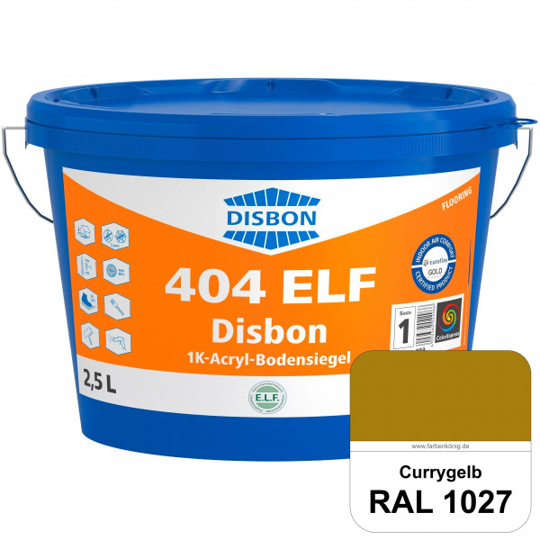 Disbon 404 ELF 1K-Acryl-Bodensiegel (RAL 1027 Currygelb) 1K PU-verstärkte, emissions- und lösemittel
