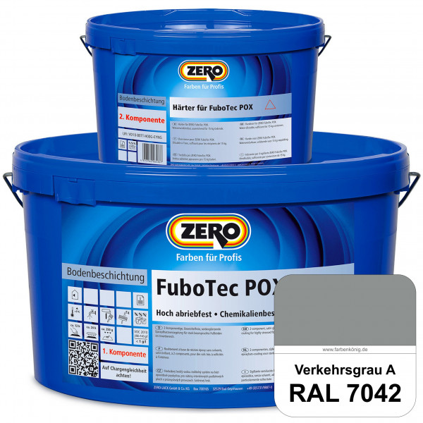 FuboTec POX inkl. Härter (RAL 7042 Verkehrsgrau A)