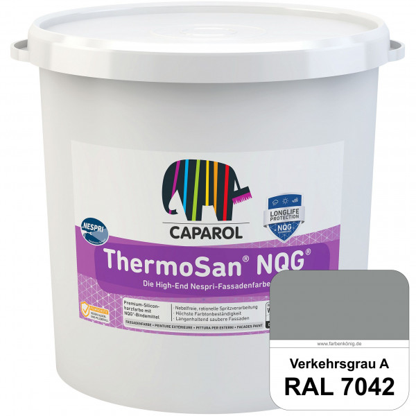 ThermoSan® NQG® Nespri (RAL 7042 Verkehrsgrau A) Siliconharz-Bindemittelkombination mit integrierter