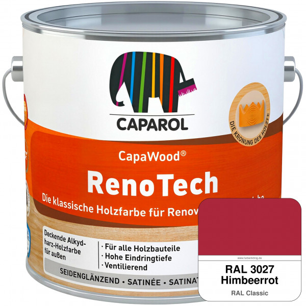 CapaWood® RenoTech (RAL 3027 Himbeerrot) - ersetzt Capadur RenoTech