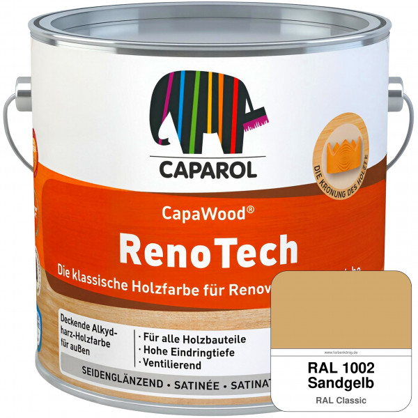 CapaWood® RenoTech (RAL 1002 Sandgelb) - ersetzt Capadur RenoTech