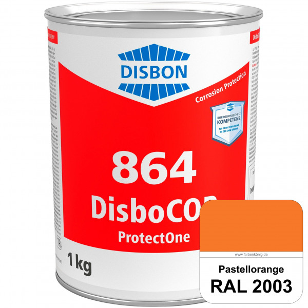 DisboCOR 864 ProtectOne (RAL 2003 Pastellorange) 1-Topf-geeignete Korrosionsschutz für alle metalli