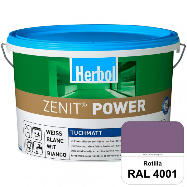 Herbol Zenit Power (RAL 4001 Rotlila) Superdeckende ELF-Wandfarbe