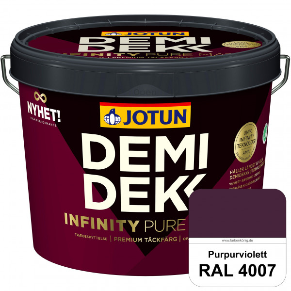 DEMIDEKK Infinity Pure Mat (ehemals Demidekk Ultimate Helmatt) - Deckende, matte Holzfarbe (RAL 4007