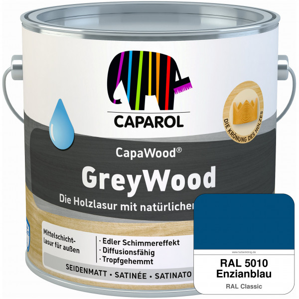 CapaWood® GreyWood (RAL 5010 Enzianblau) - ersetzt Capadur GreyWood