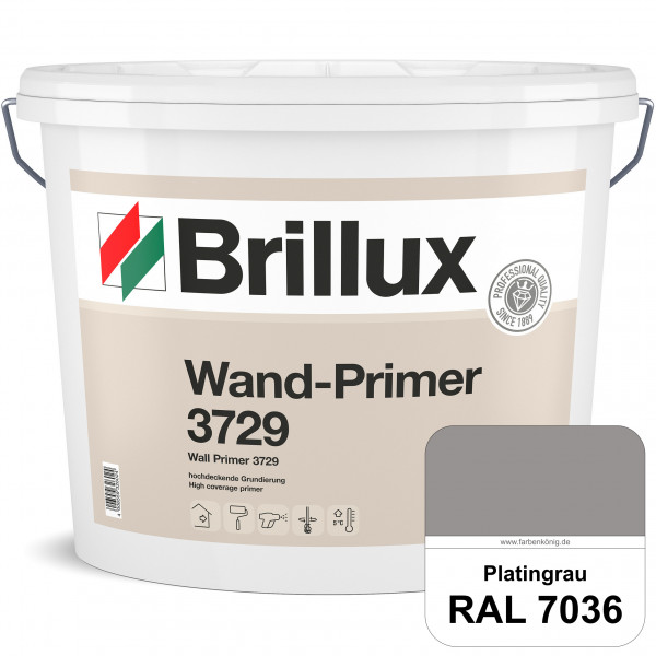 Wand-Primer ELF 3729 (RAL 7036 Platingrau) Spezialgrundierung für Gipskarton, -putz und Beton (innen