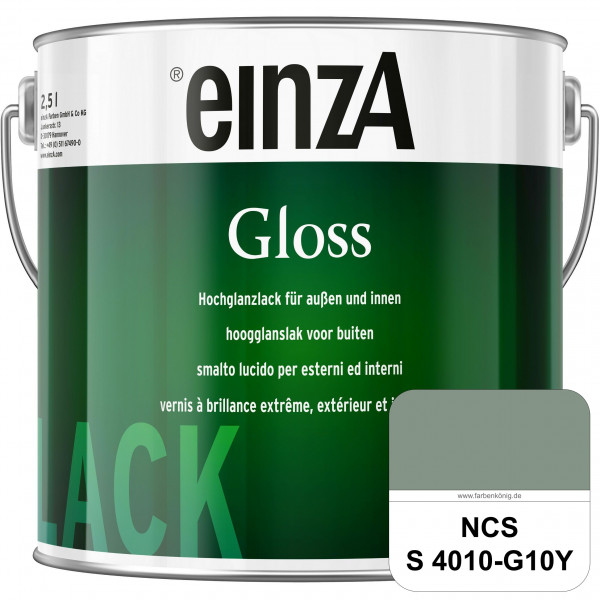 einzA Gloss (NCS S 4010-G10Y) Hochwertiger Alkydharzlack in Premium-Qualität, hochglänzend.