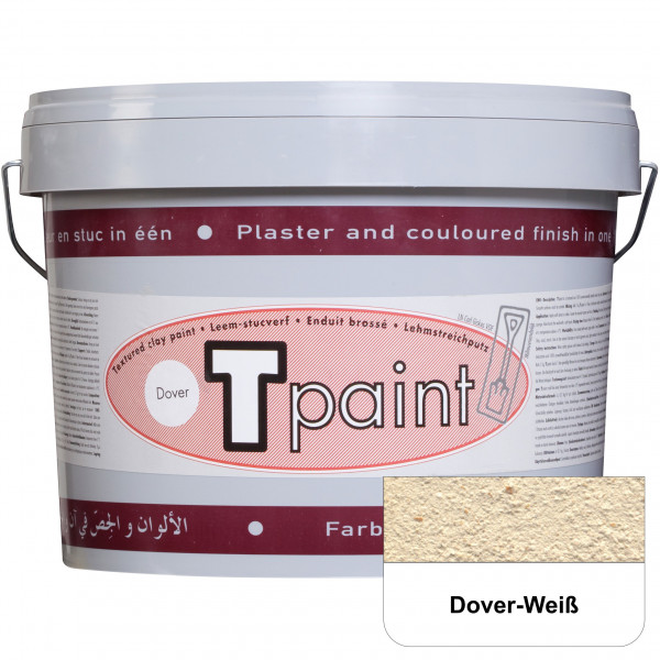 T-PAINT Lehmstreichputz - Dover-Weiß