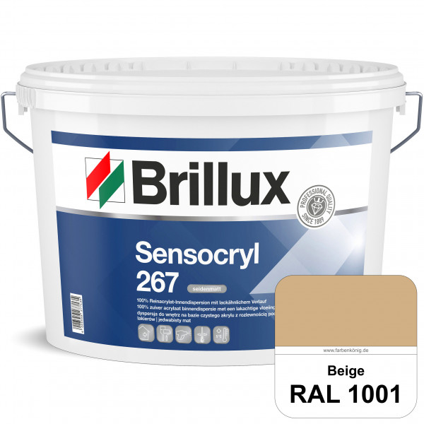Sensocryl ELF 267 (RAL 1001 Beige) seidenmatt hochwertige Reinacrylat-Innendispersion für Artzpraxen
