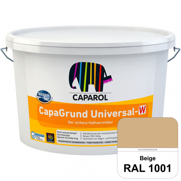 CapaGrund Universal-W (RAL 1001 Beige) hoch wasserdampfdurchlässige Spezial-Grundierung (innen & auß