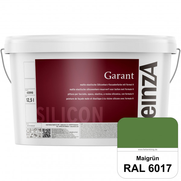 einzA Garant (RAL 6017 Maigrün) elastische Siliconharz-Fassadenfarbe