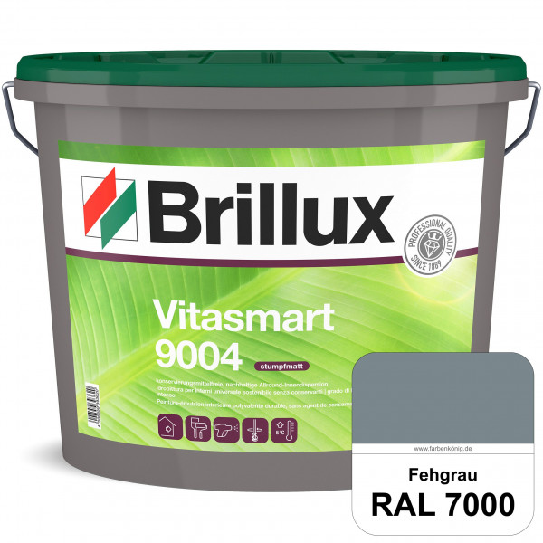 Vitasmart 9004 (RAL 7000 Fehgrau) Hochwertige matte konservierungsmittelfreie Innendispersion für z.