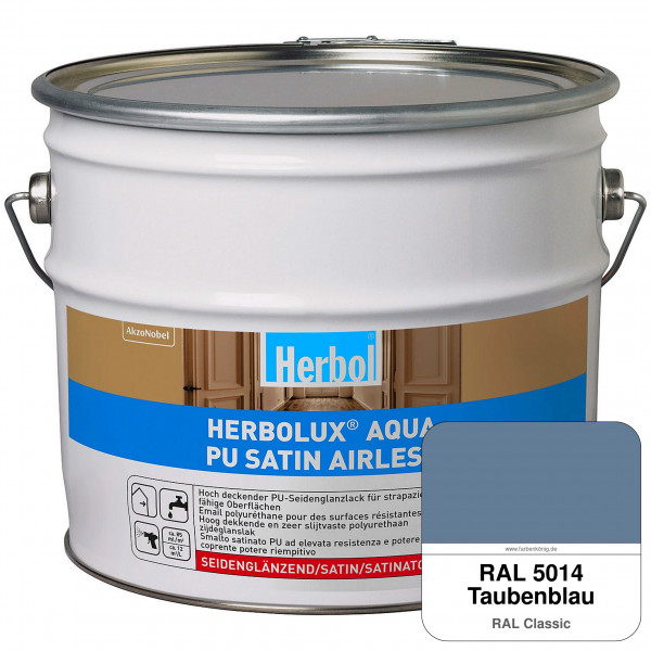 Herbolux Aqua PU Satin Airless (RAL 5014 Taubenblau)