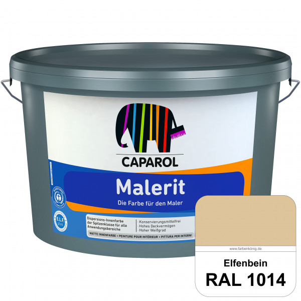 Malerit E.L.F. (RAL 1014 Elfenbein) matte Innenfarbe für Neu- & Renovierungsanstriche