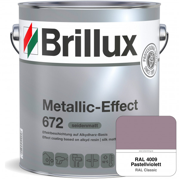 Metallic-Effect 672 (RAL 4009 Pastellviolett) schnell trocknender Alkydharzlack für Metalleffekte (i