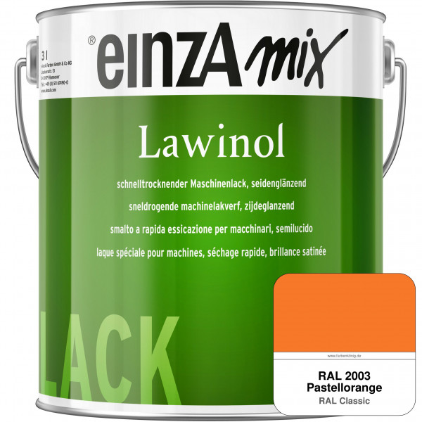 einzA Lawinol seidenglänzend (RAL 2003 Pastellorange)