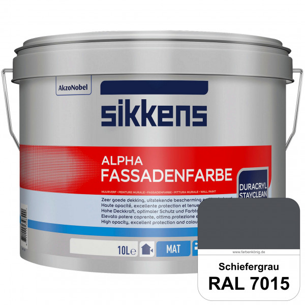 Alpha Fassadenfarbe (RAL 7015 Schiefergrau)
