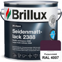 2K-Aqua Seidenmattlack 2388 (RAL 4007 Purpurviolett) mechanisch und chemisch hoch belastbar für auße