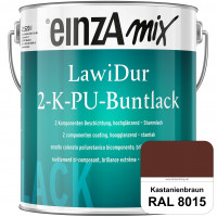 einzA LawiDur 2-K-PU-Buntlack - Hochglanz (RAL 8015 Kastanienbraun)